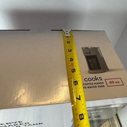 Cooks Single Serve Coffee Maker With Water Tank Gray Matte