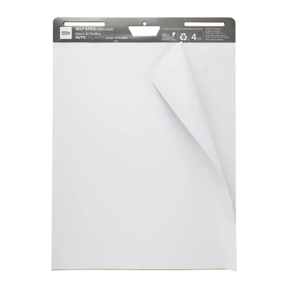 Office Depot Self-Stick Easel Pads 25" X 30" Bleed Resistant 30 Sheets Each 4-Pack