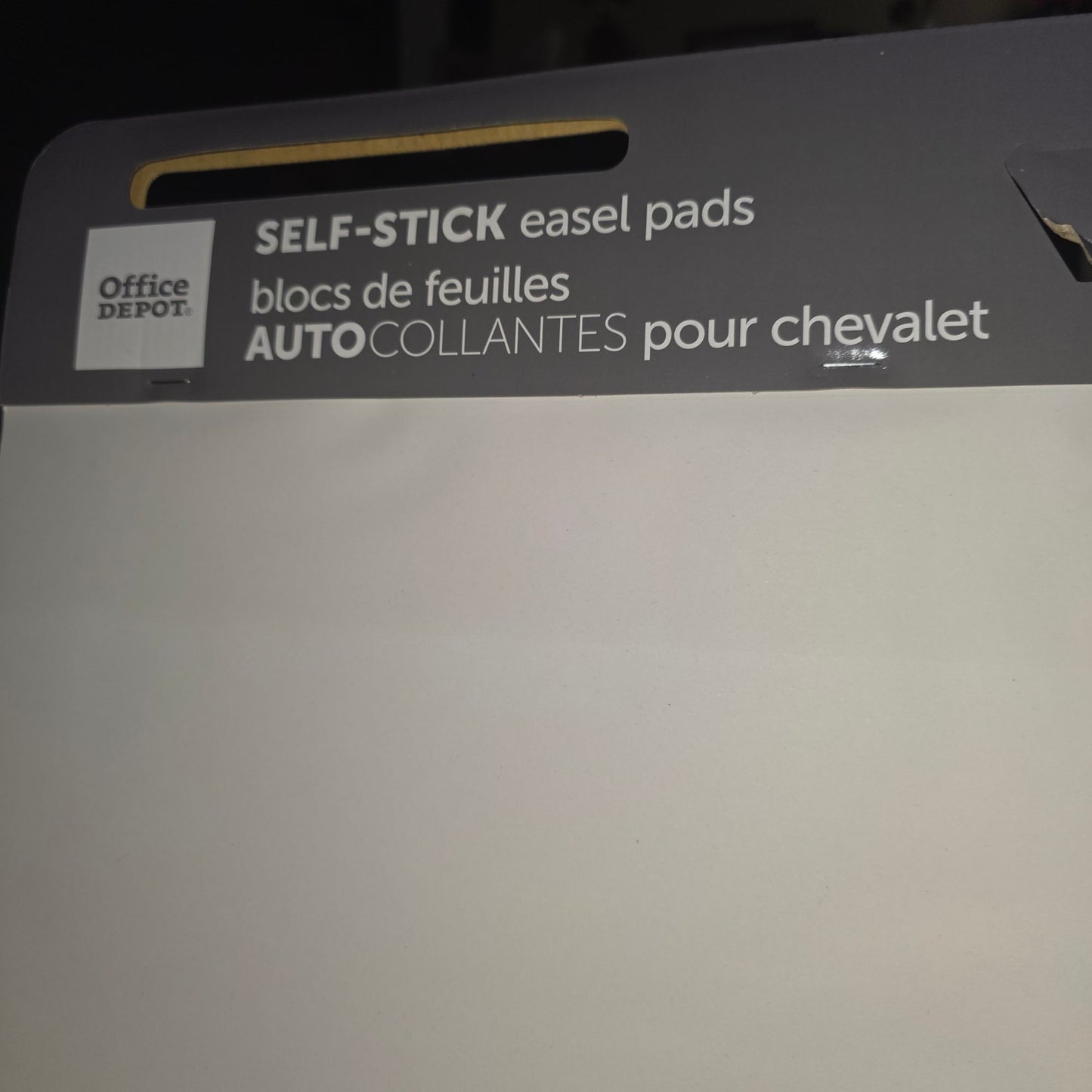 Office Depot Self-Stick Easel Pads 25" X 30" Bleed Resistant 30 Sheets Each 4-Pack