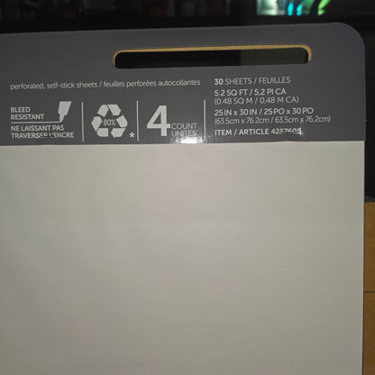 Office Depot Self-Stick Easel Pads 25" X 30" Bleed Resistant 30 Sheets Each 4-Pack