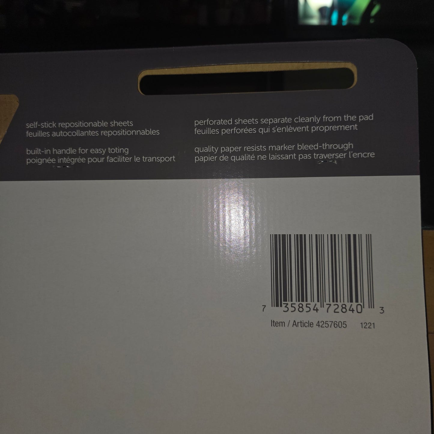Office Depot Self-Stick Easel Pads 25" X 30" Bleed Resistant 30 Sheets Each 4-Pack