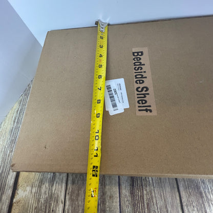 Spacelead Bedside Shelf For Bed & Top Bunk - Clip On Nightstand Snack Organizer & Floating Bed Side Table Tray In White Plastic