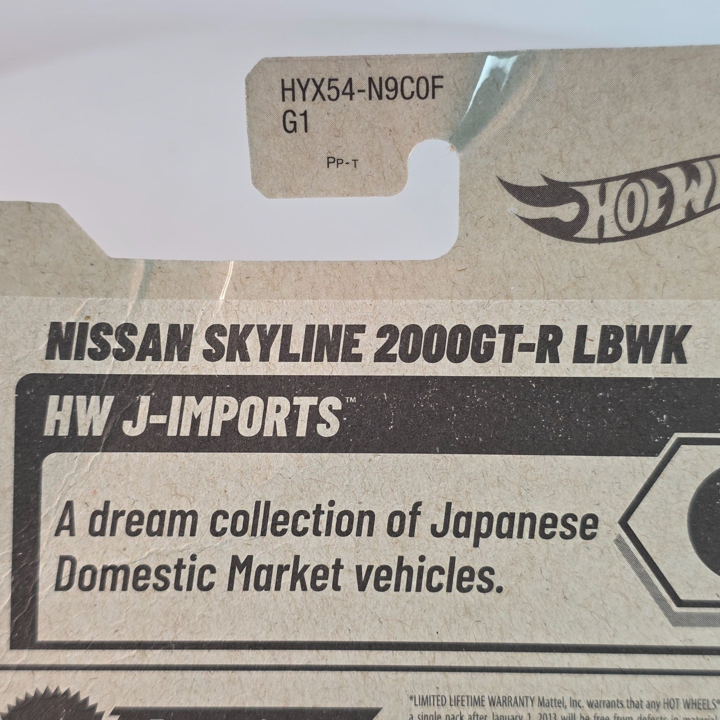 Hot Wheels Liberty Walk Nissan Skyline 2000GT-R LBWK Die-Cast Car