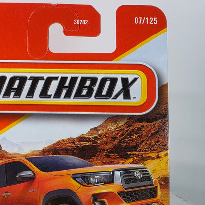 MUST HAVE Matchbox Toyota Hilux Pickup Orange Factory Sealed