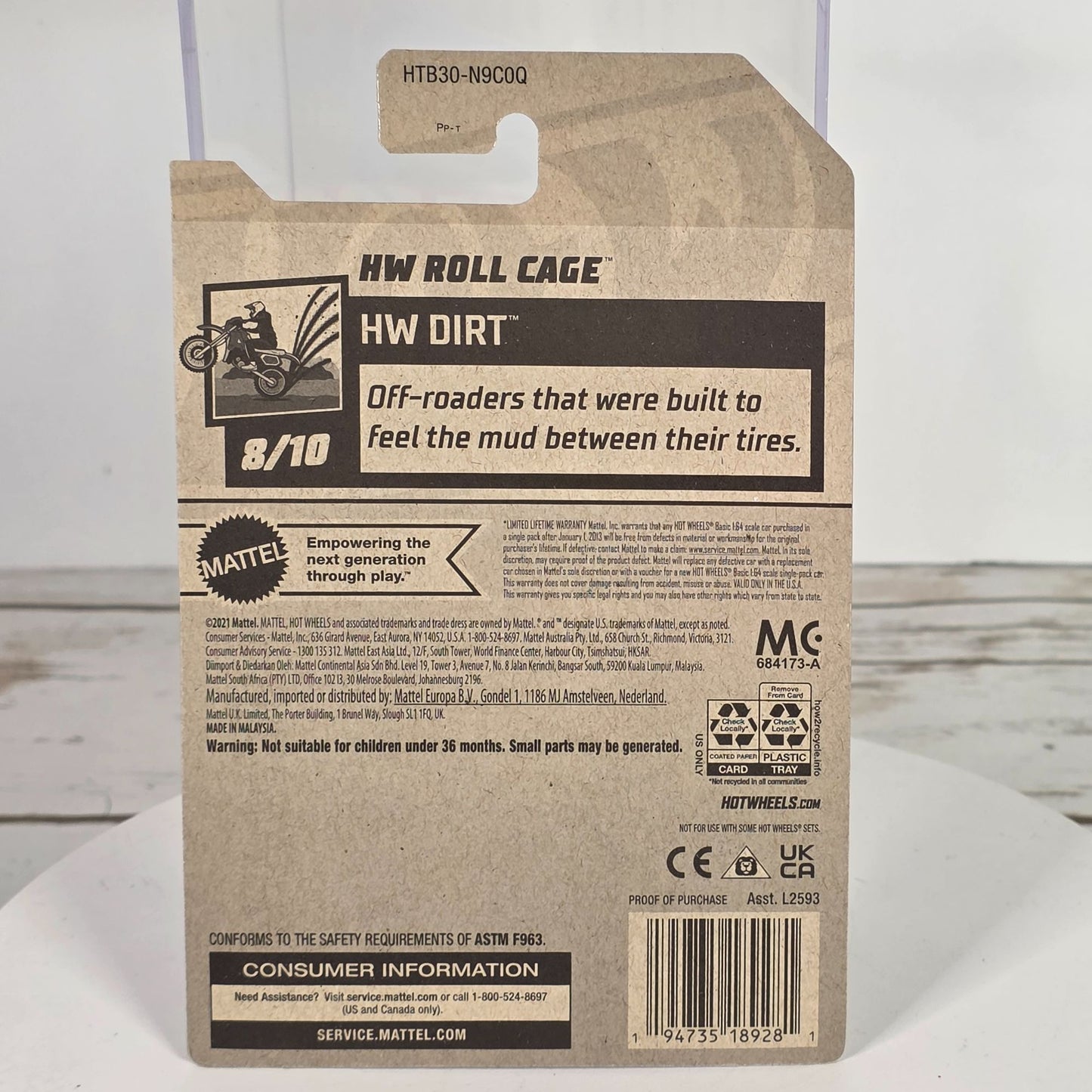 Hot Wheels HW Roll Cage Diecast Car 8/10 HW Dirt Series 233/250