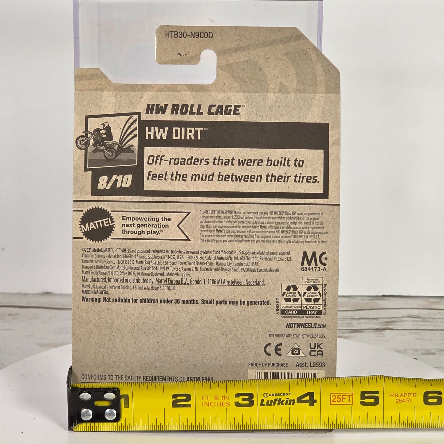 Hot Wheels HW Roll Cage Diecast Car 8/10 HW Dirt Series 233/250