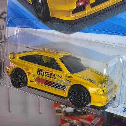 Hot Wheels 2026 1985 Honda CR-X Yellow HW J-Imports 4/10 89/250 MOC New