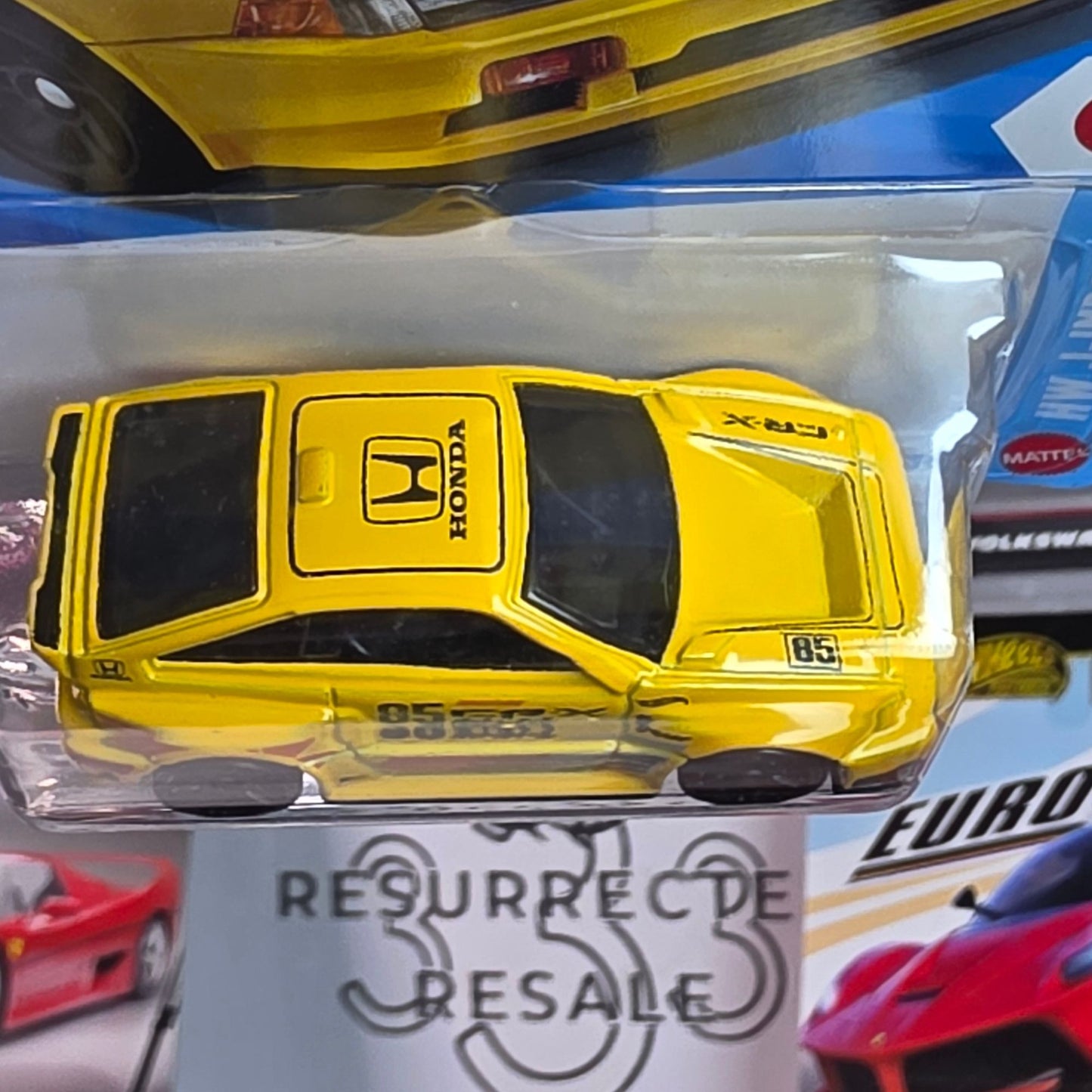 Hot Wheels 2026 1985 Honda CR-X Yellow HW J-Imports 4/10 89/250 MOC New