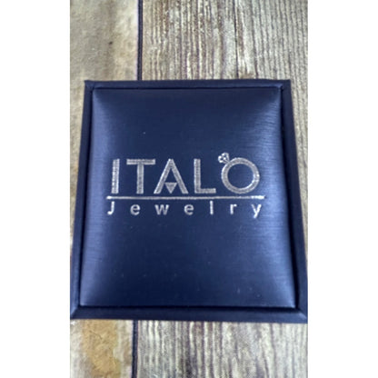 Sterling Silver White Sapphire Wedding Band With 5 Stones