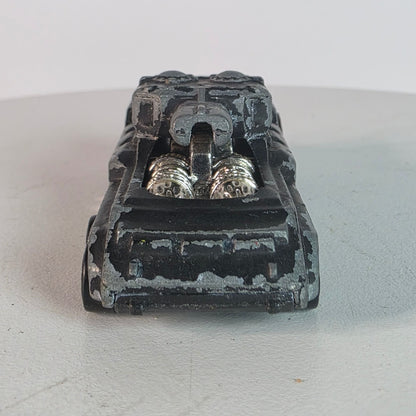 Vintage Hot Wheels Invader Black/Green Tank Diecast Loose