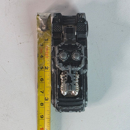 Vintage Hot Wheels Invader Black/Green Tank Diecast Loose