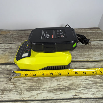 Ultimate RH-P108 Battery Charger Ryobi Rapid Charge Compatible & 1 P107 18V Lithium-Ion 1.5mAh Battery Set