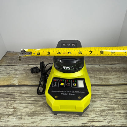 Ultimate RH-P108 Battery Charger Ryobi Rapid Charge Compatible & 1 P107 18V Lithium-Ion 1.5mAh Battery Set