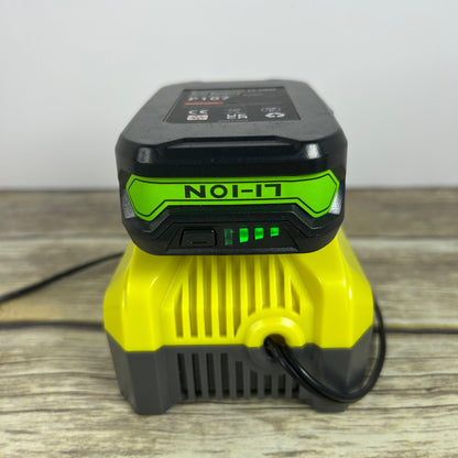 Ultimate RH-P108 Battery Charger Ryobi Rapid Charge Compatible & 1 P107 18V Lithium-Ion 1.5mAh Battery Set