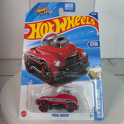 Hot Wheels Pedal Driver TH Red Die-Cast Toy Car 95/250 Limited Edition Netflix Series Special Feature 4/5 Collectible