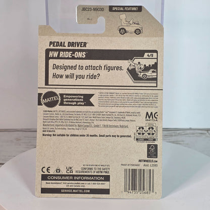 Hot Wheels Pedal Driver TH Red Die-Cast Toy Car 95/250 Limited Edition Netflix Series Special Feature 4/5 Collectible