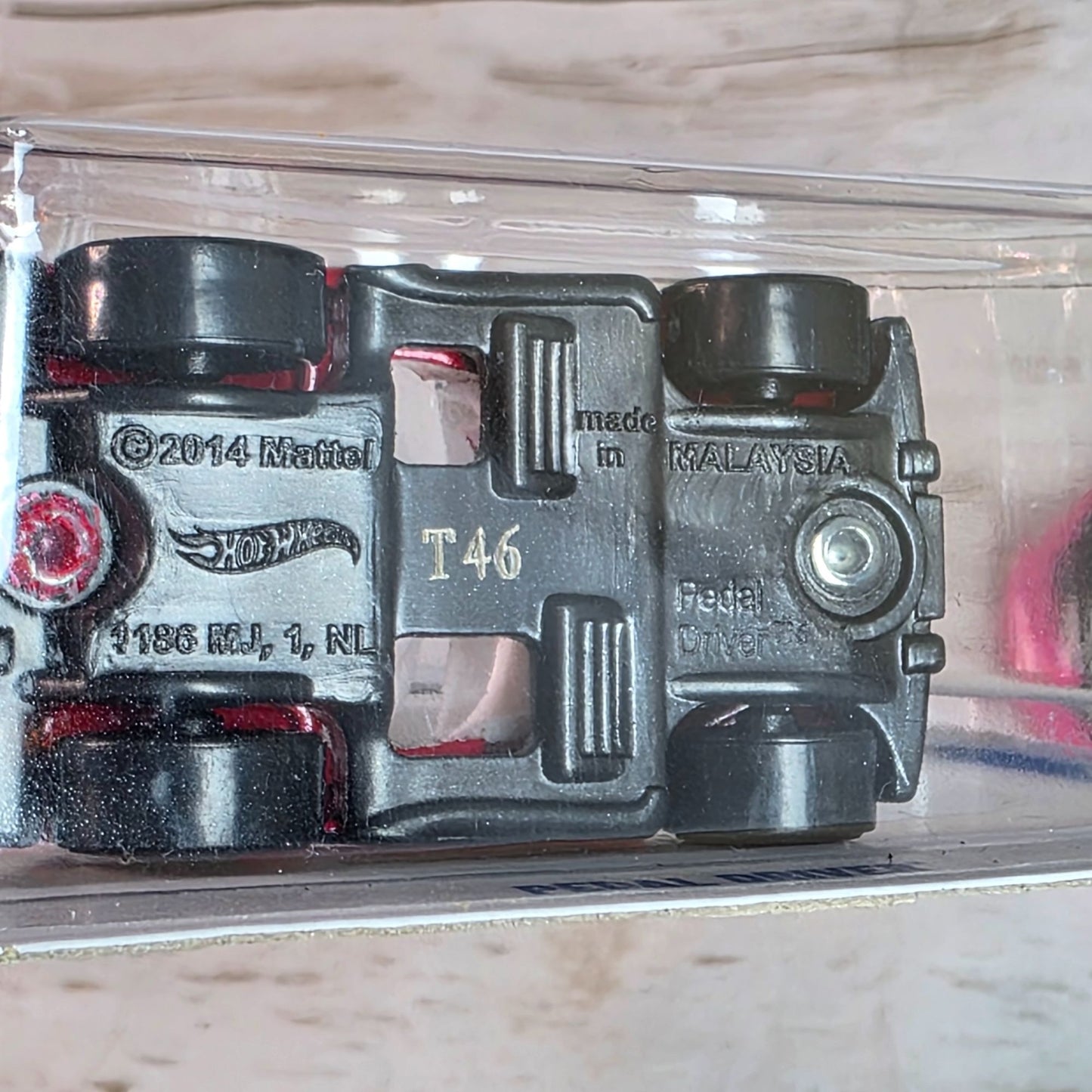 Hot Wheels Pedal Driver TH Red Die-Cast Toy Car 95/250 Limited Edition Netflix Series Special Feature 4/5 Collectible