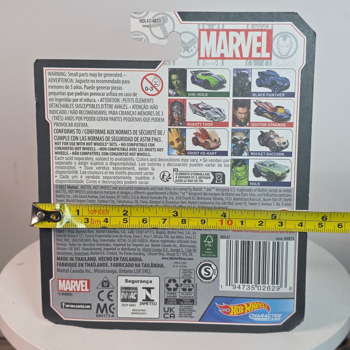 Hot Wheels Character Cars Thor Love & Thunder