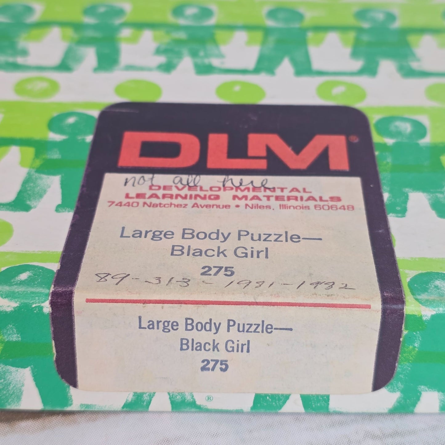 Large Body Puzzles DLM Developmental Learning Materials Educational Toy Set Missing Pieces