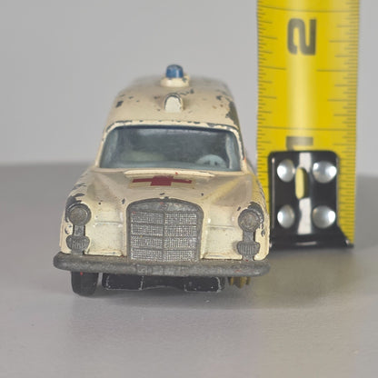 Vintage Lesney Matchbox King Size K-6 Mercedes Benz Binz Ambulance 1:43 Scale Diecast Model