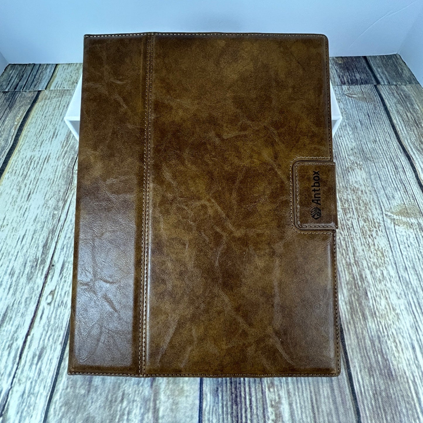 Antbox Case For iPad 11th Gen 11/10th Gen 10.9 PU Leather Smart Cover Brown