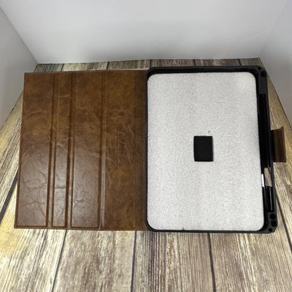 Antbox Case For iPad 11th Gen 11/10th Gen 10.9 PU Leather Smart Cover Brown