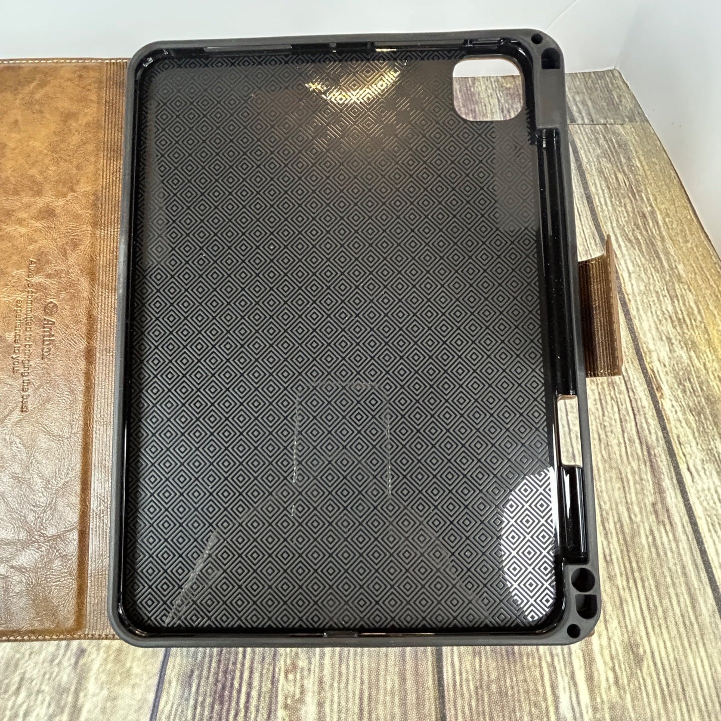 Antbox Case For iPad 11th Gen 11/10th Gen 10.9 PU Leather Smart Cover Brown