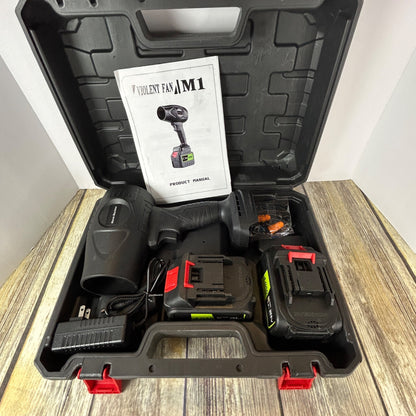 600000RPM Handheld Leaf Blower By YUQUESEN With 2 X 4.0Ah Batteries Charger & Lightweight Cordless Design L