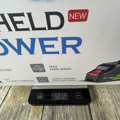 600000RPM Handheld Leaf Blower By YUQUESEN With 2 X 4.0Ah Batteries Charger & Lightweight Cordless Design L