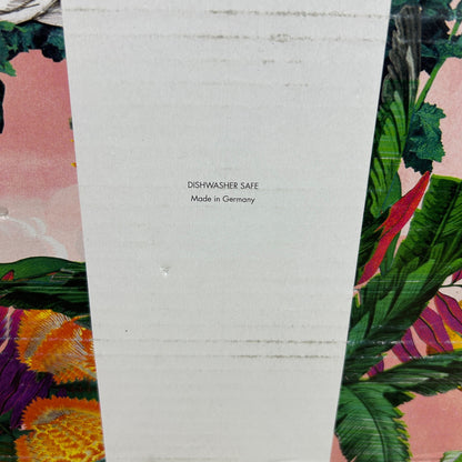 Christian Lacroix Set Of 4 Wine Glasses 22Oz Floral Box Design Elegant Glassware For Entertaining & Dining