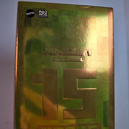 Minecraft Diamond Level Tuxedo Steve 15th Anniversary Figure Mattel New!
