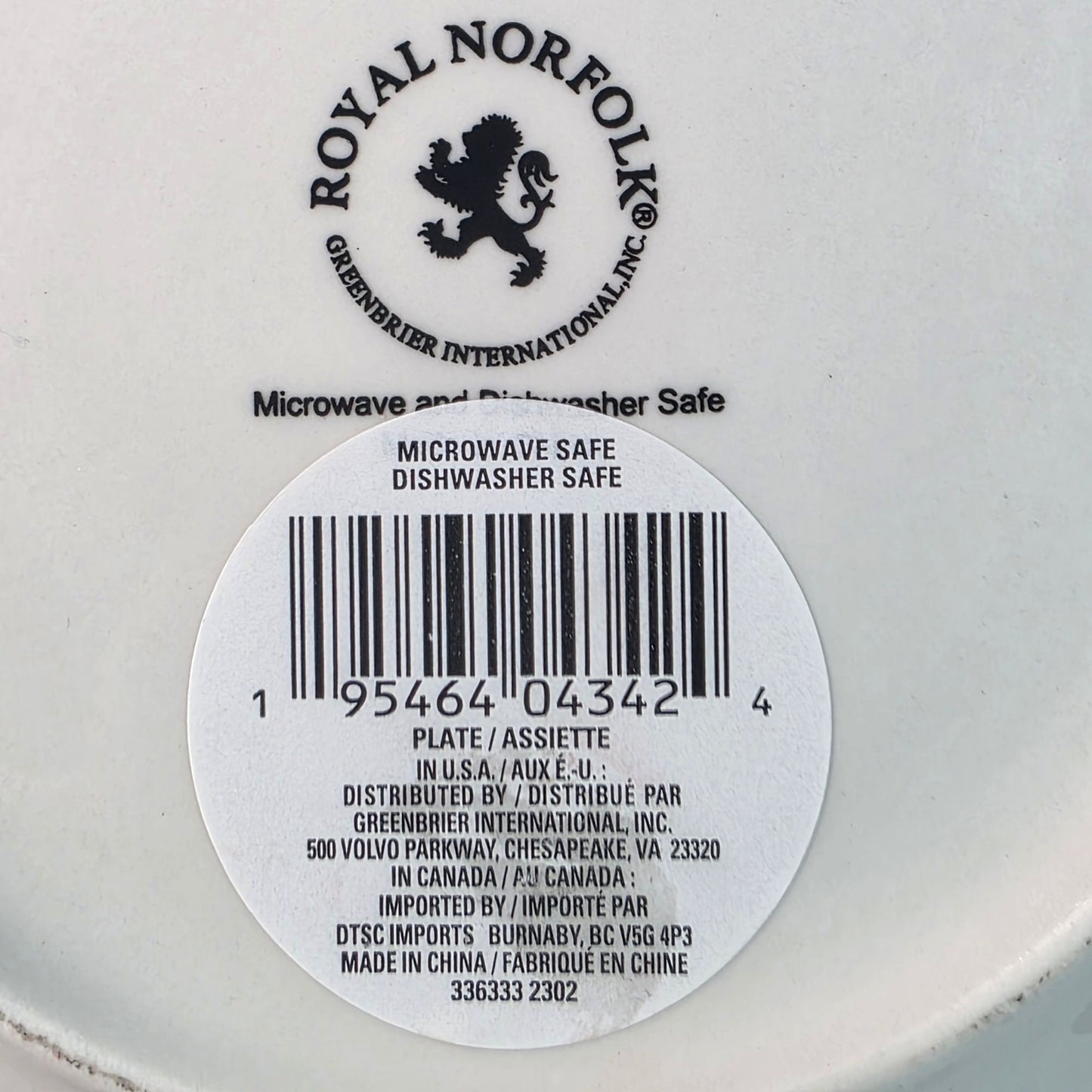 Royal Norfolk "Happy Place" Oval Stoneware Serving Platter (farmhouse style)