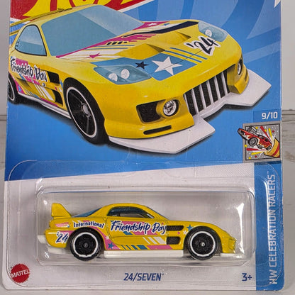 Hot Wheels 24/Seven Celebration Racers Yellow Car 173/250