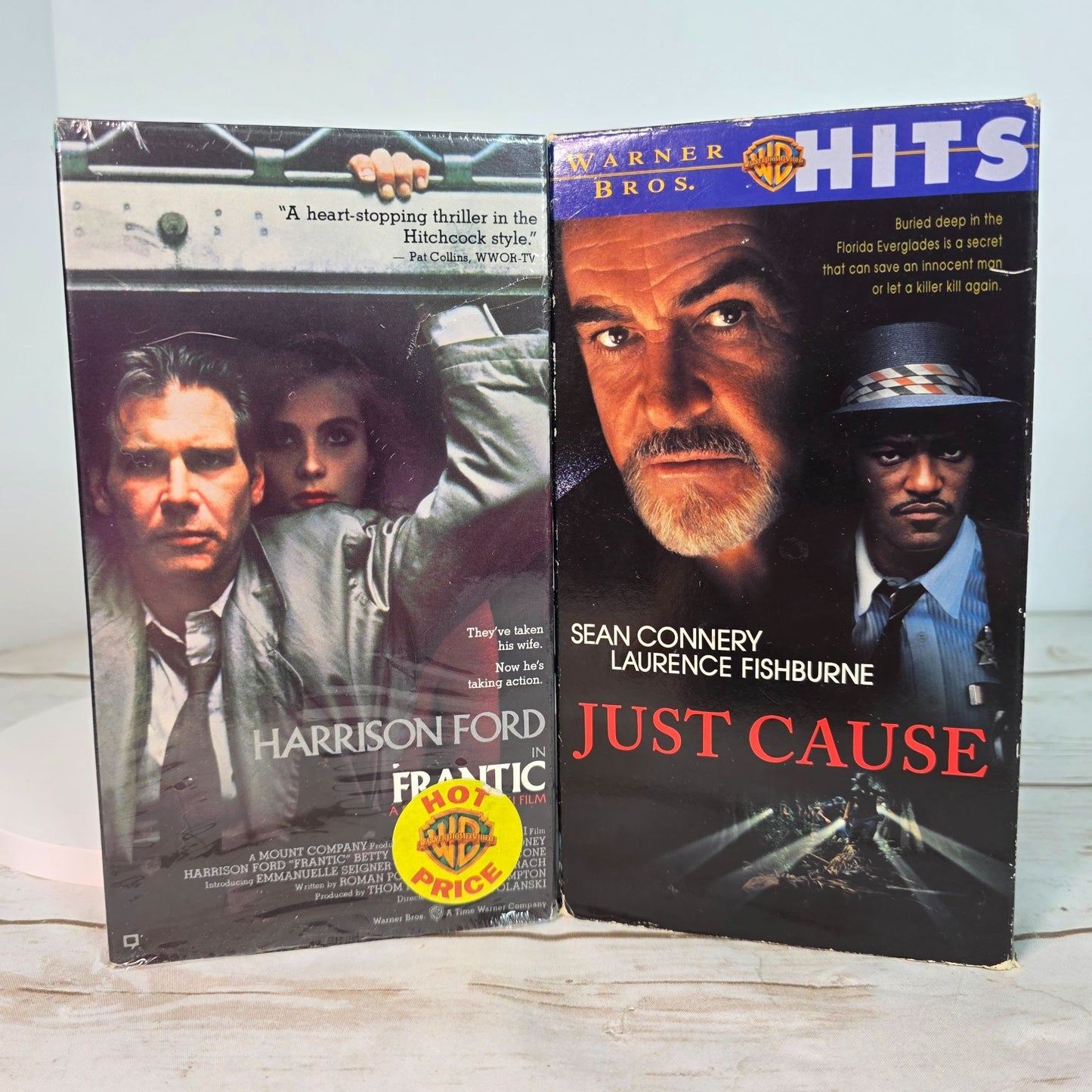 Vintage VHS Movie Lot - Body Double The War Of The Roses Frantic Just Cause Power