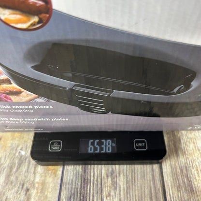 Black+Decker 3-In-1 Compact Waffle Iron Grill & Sandwich Maker With Non-Stick Removable Plates Space Saving Design