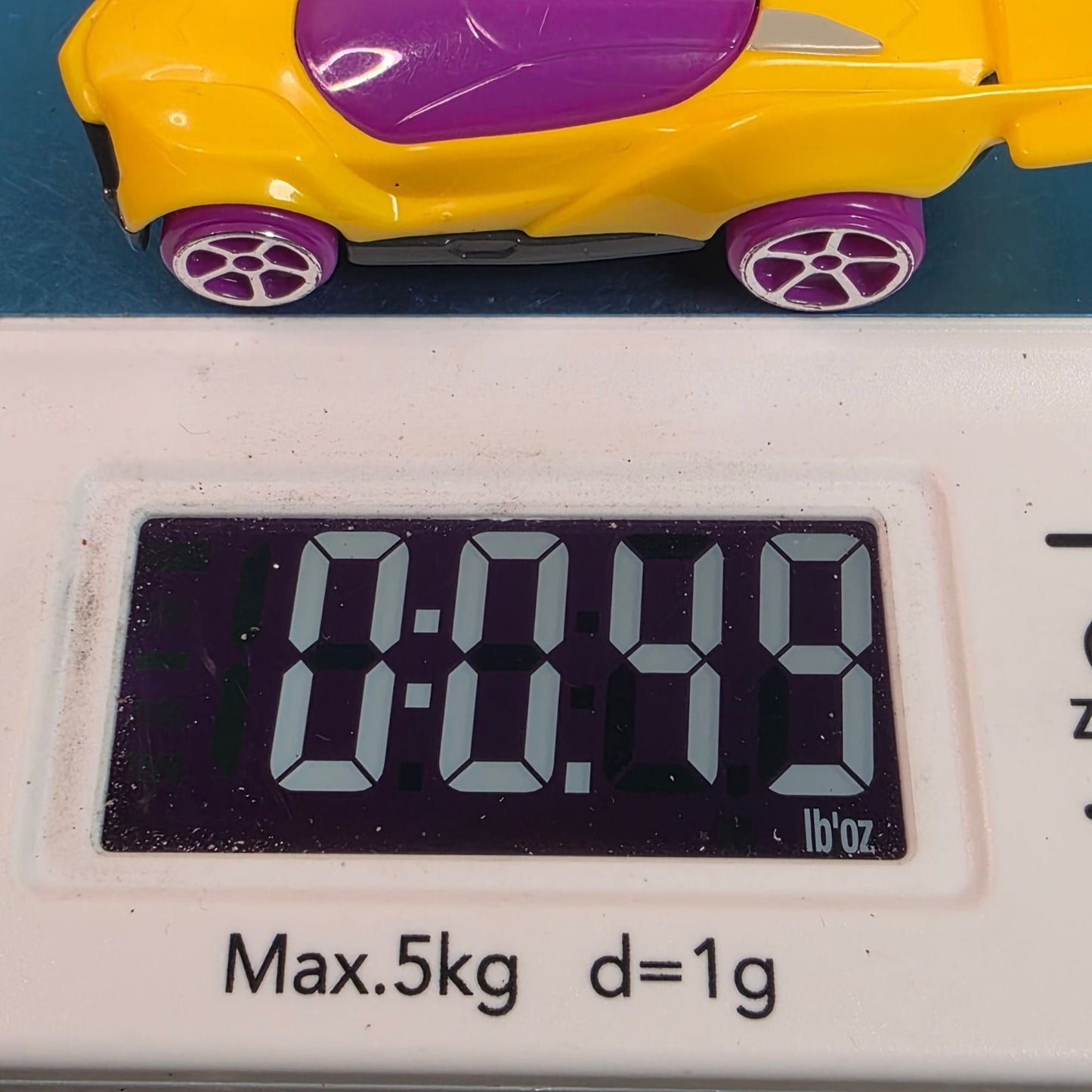 2019 Hot Wheels Blitzspeeder Yellow Purple MCD McDonald's Happy Meal Car Toy #2