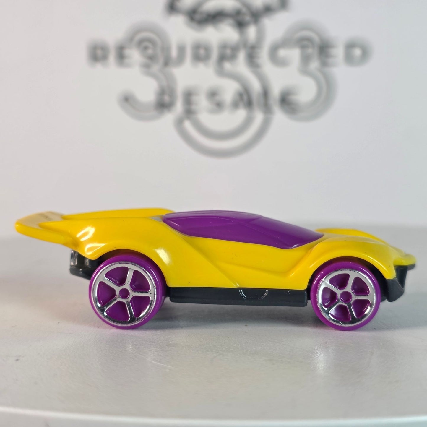 2019 Hot Wheels Blitzspeeder Yellow Purple MCD McDonald's Happy Meal Car Toy #2