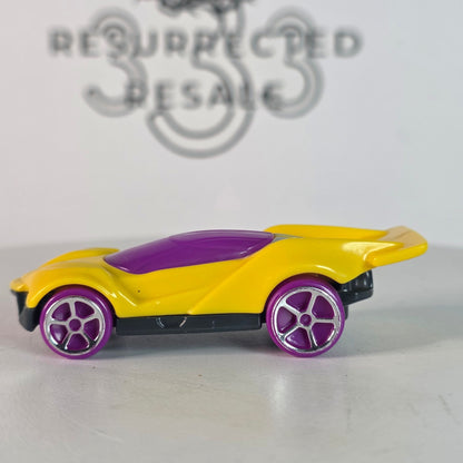 2019 Hot Wheels Blitzspeeder Yellow Purple MCD McDonald's Happy Meal Car Toy #2
