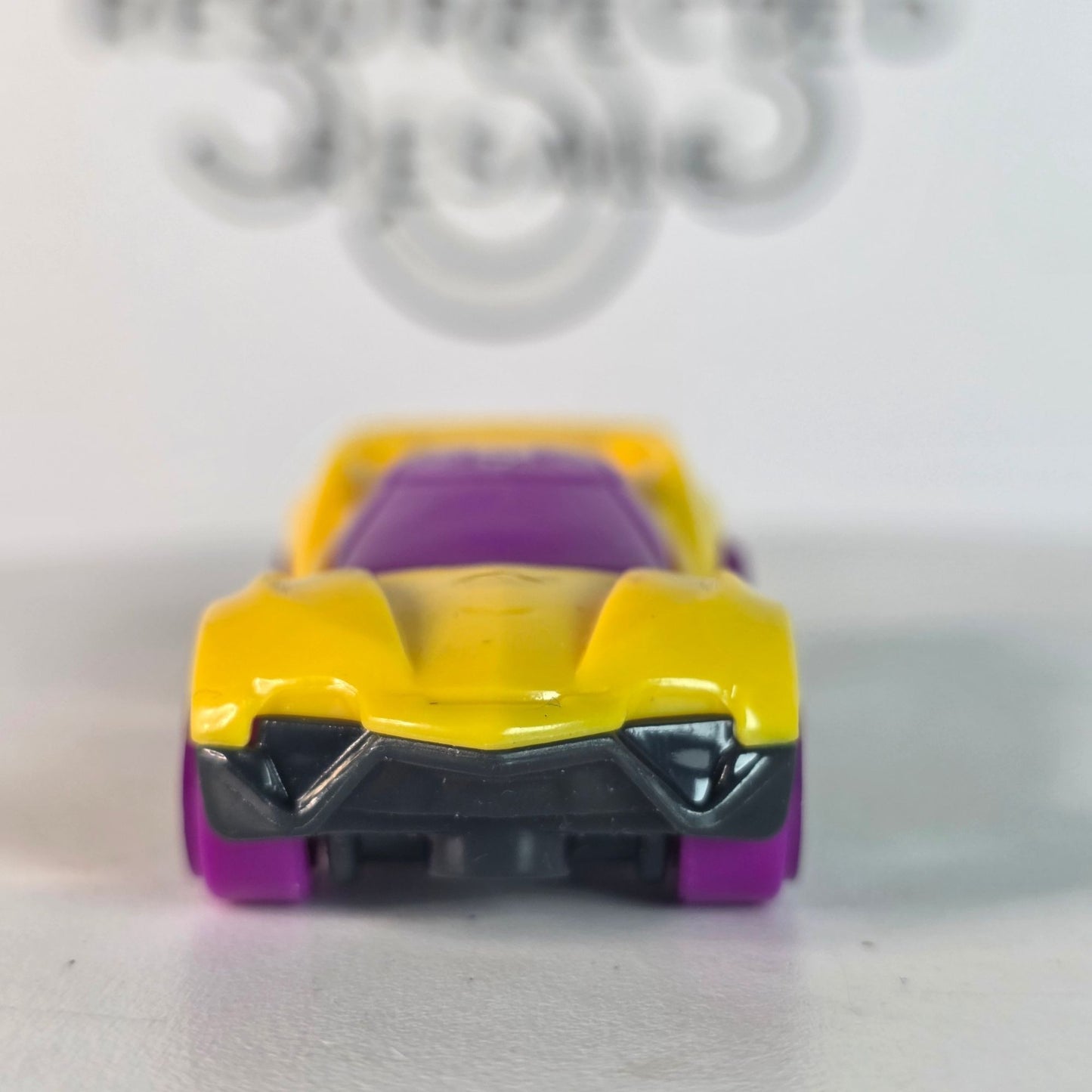 2019 Hot Wheels Blitzspeeder Yellow Purple MCD McDonald's Happy Meal Car Toy #2