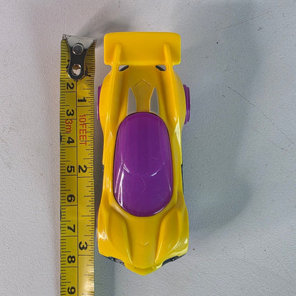 2019 Hot Wheels Blitzspeeder Yellow Purple MCD McDonald's Happy Meal Car Toy #2