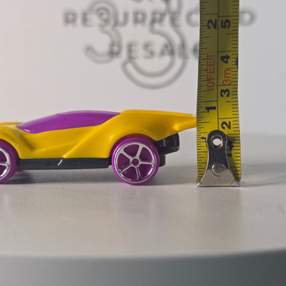 2019 Hot Wheels Blitzspeeder Yellow Purple MCD McDonald's Happy Meal Car Toy #2