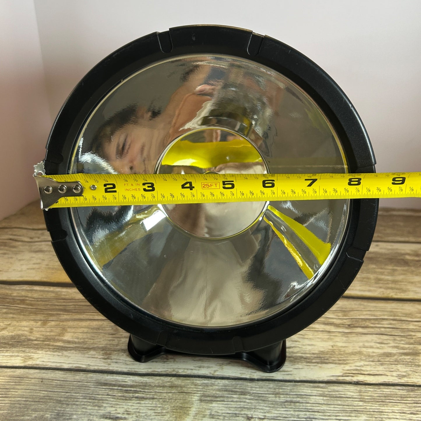 Cyclops S600 Rechargeable Spotlight With Adjustable Stand & Shoulder Strap 12V DC Compatible Bright Beam Durable Plastic Orange & Black