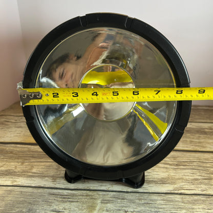 Cyclops S600 Rechargeable Spotlight With Adjustable Stand & Shoulder Strap 12V DC Compatible Bright Beam Durable Plastic Orange & Black