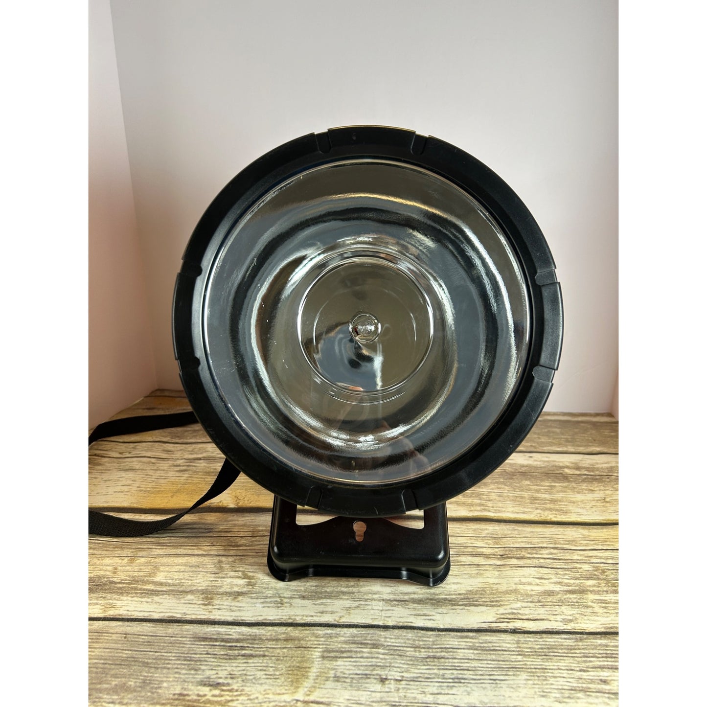 Cyclops S600 Rechargeable Spotlight With Adjustable Stand & Shoulder Strap 12V DC Compatible Bright Beam Durable Plastic Orange & Black