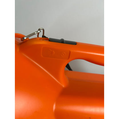 Cyclops S600 Rechargeable Spotlight With Adjustable Stand & Shoulder Strap 12V DC Compatible Bright Beam Durable Plastic Orange & Black