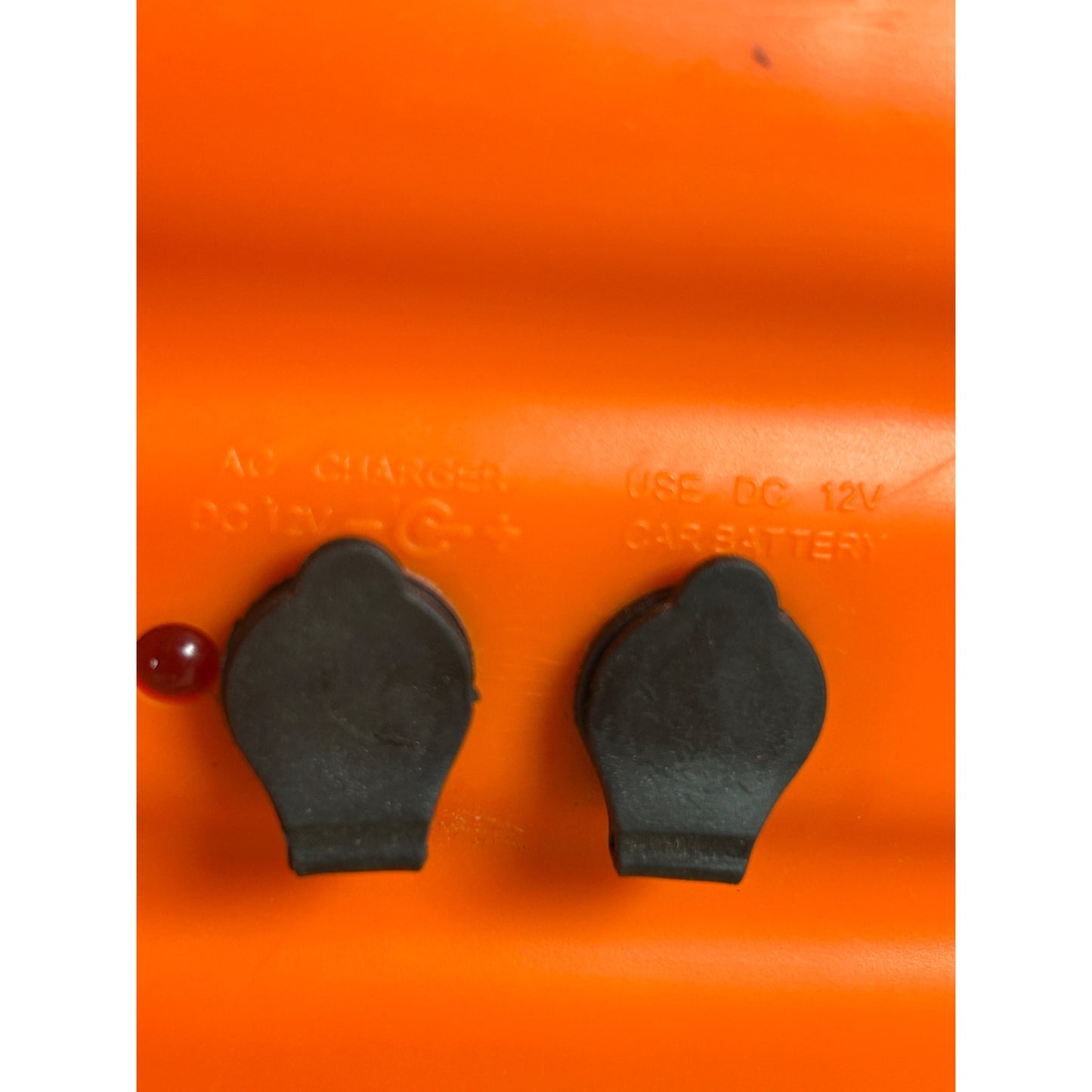 Cyclops S600 Rechargeable Spotlight With Adjustable Stand & Shoulder Strap 12V DC Compatible Bright Beam Durable Plastic Orange & Black