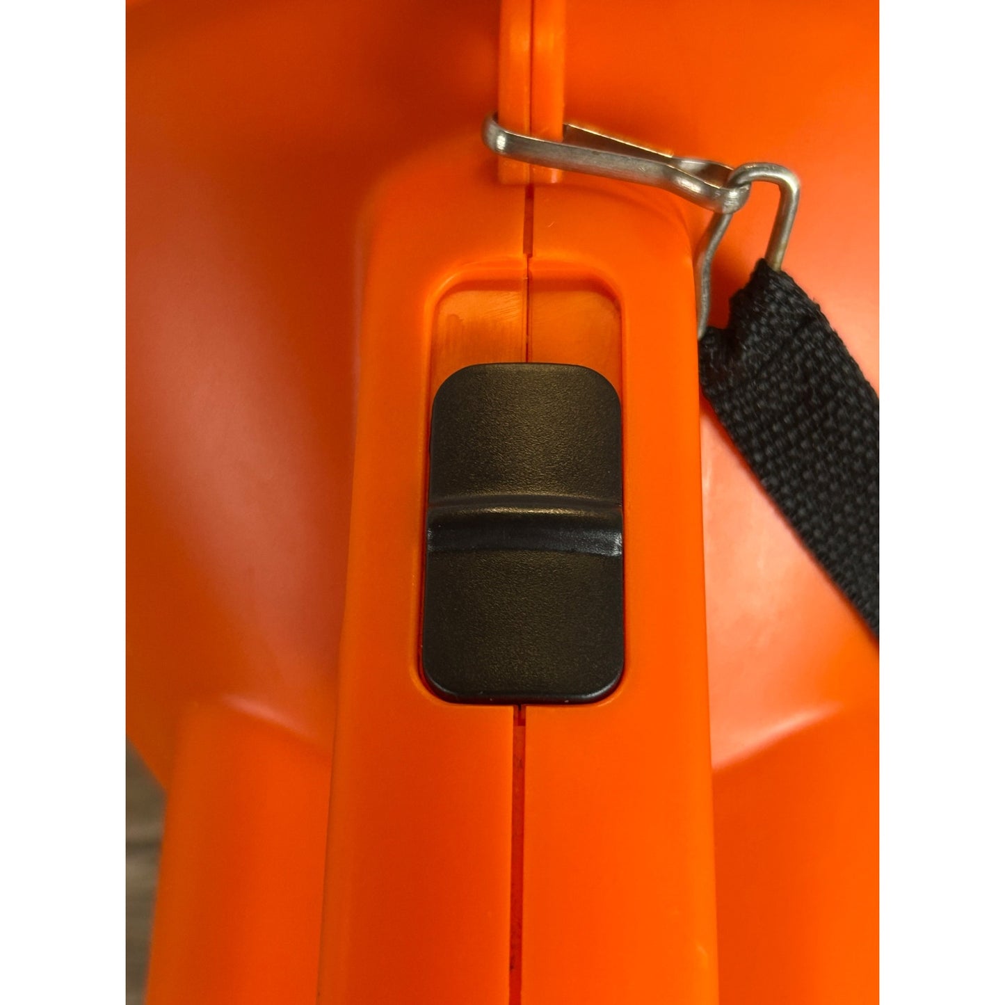 Cyclops S600 Rechargeable Spotlight With Adjustable Stand & Shoulder Strap 12V DC Compatible Bright Beam Durable Plastic Orange & Black