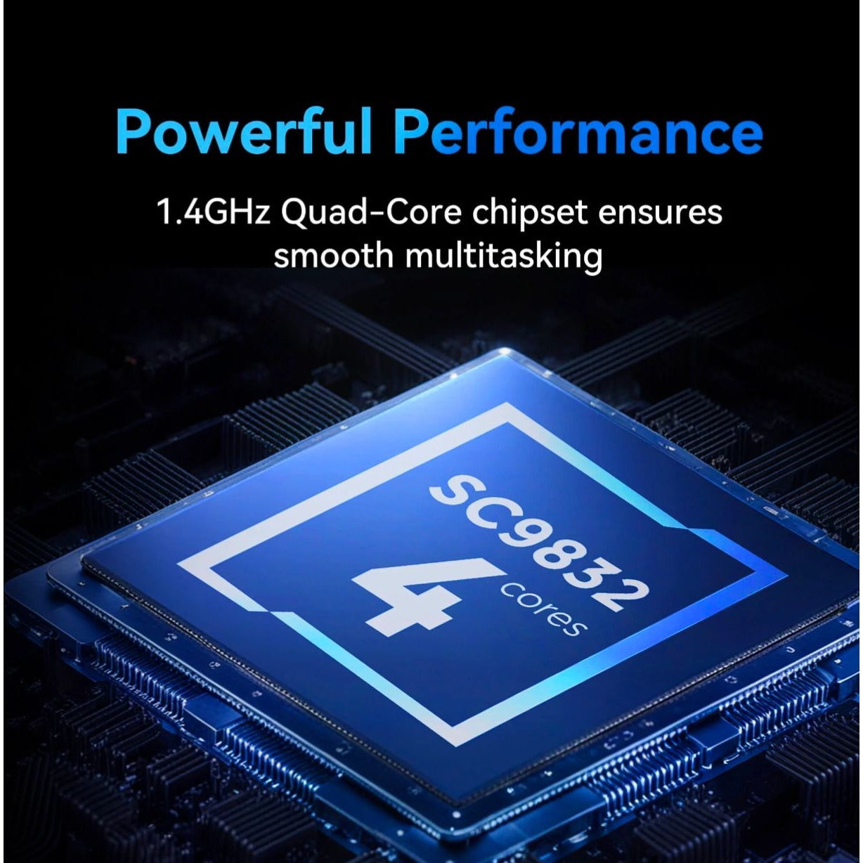 Foxx A56 Smartphone 16GB 5" Display Black 1.4GHz Quad-Core Long Battery