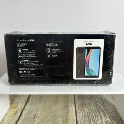 Foxx A56 Smartphone 16GB 5" Display Black 1.4GHz Quad-Core Long Battery