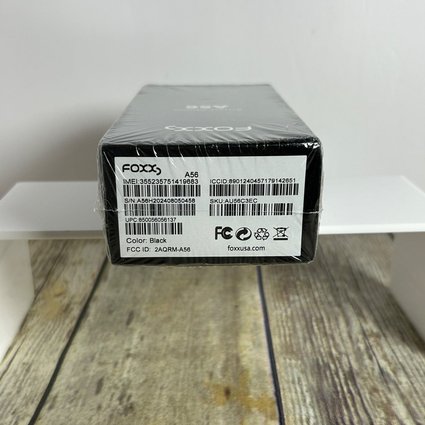 Foxx A56 Smartphone 16GB 5" Display Black 1.4GHz Quad-Core Long Battery
